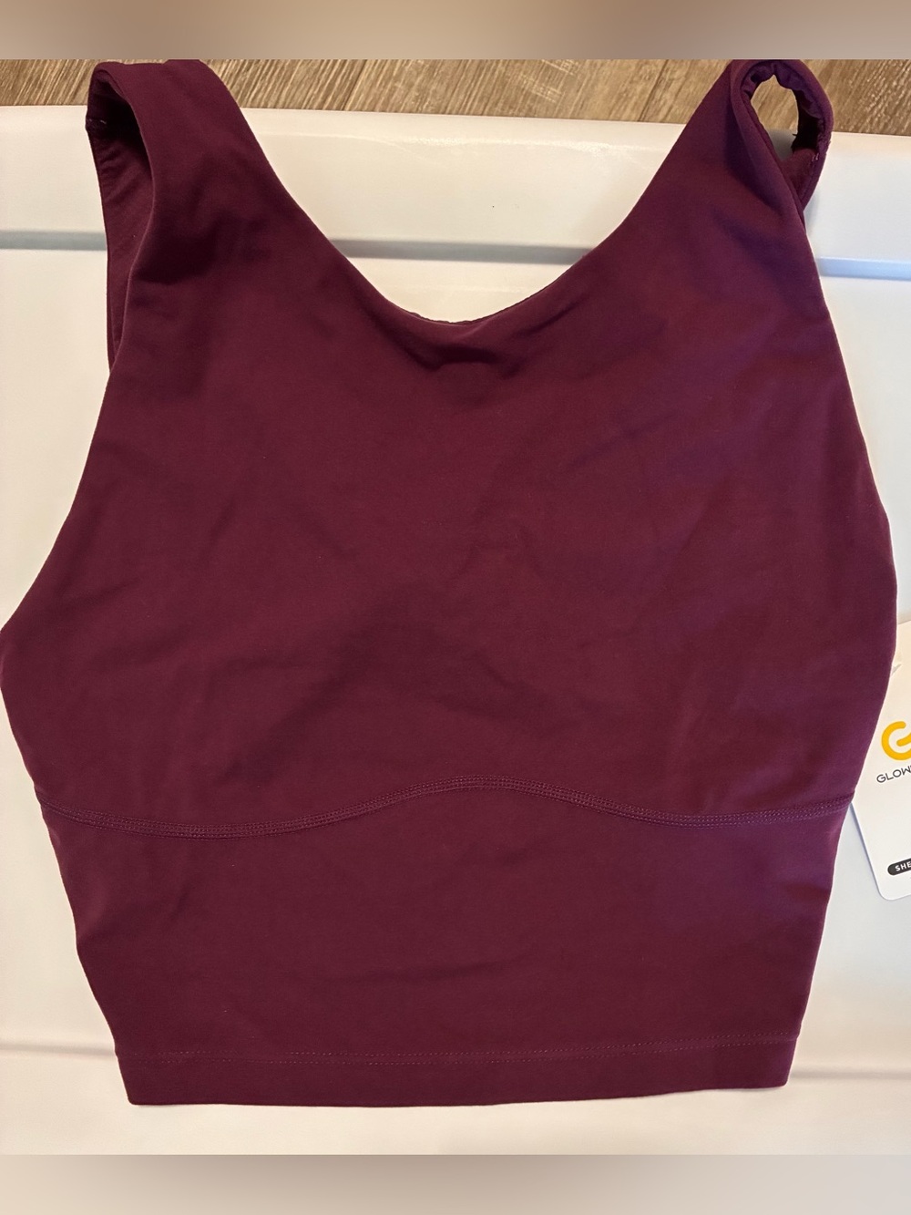 Seamless Support Sports Bra - Deep Plum